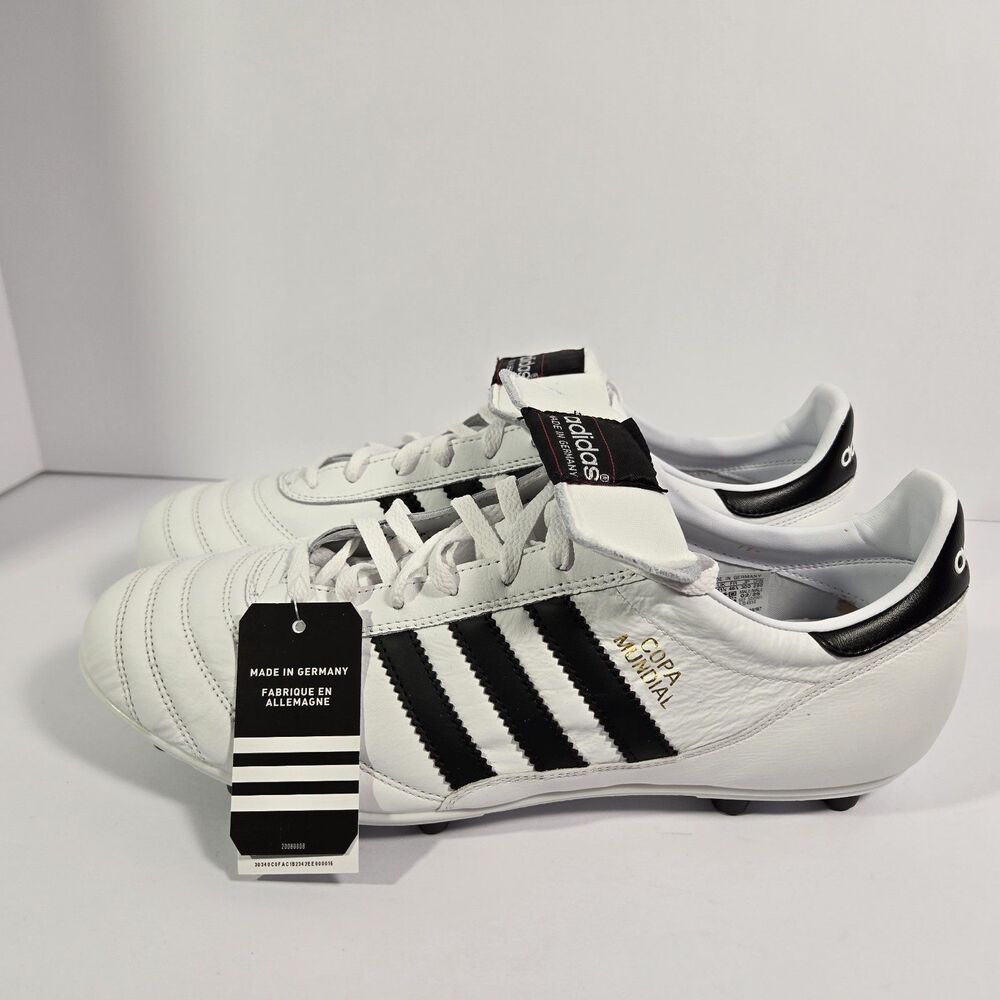 Mens 12 Adidas Copa Mundial White Black Soccer Cleats Made in Germany ID4050
